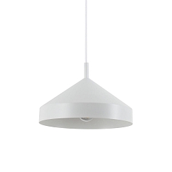 Pendelarmatuur YURTA 300 instelbaar E27 IP20, wit