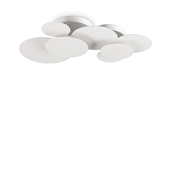 Plafondarmatuur CLOUD 74 IP20, wit