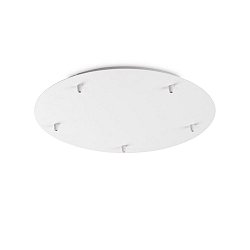 Baldakijn ROUND STANDARD � 46CM 5-voudig, rond, wit mat