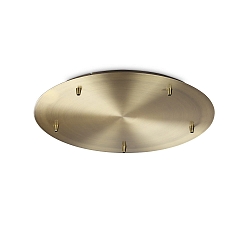 Baldakijn ROUND STANDARD � 46CM 5-voudig, rond, messing, gepolijst