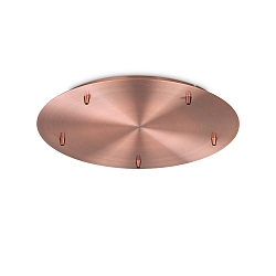 Baldakijn ROUND STANDARD � 46CM 5-voudig, rond, koper, gepolijst