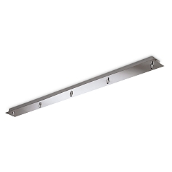 Baldakijn LINEAR STANDARD 5-voudig, hoekig, chroom, gepolijst