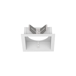 Inbouwbehuizing BENTO 1-voudig, met frame, vierkant, wit