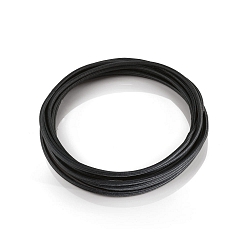 kabel CAVO TESSUTO straight, zwart