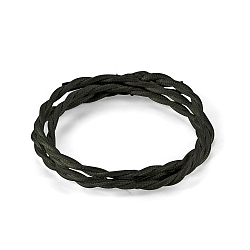 kabel CAVO TESSUTO INTRECCIATO 2-voudig, met stekker, 2-polig, zwart