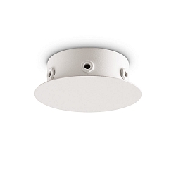 Baldakijn MAGNETICO 6 LUCI rond, 6-voudig, wit mat