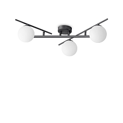 ceiling luminaire ATLAS 3 flames G9 IP20, black dimmable