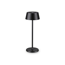 Tafellamp op batterijen PURE IP54, zwart dimbaar