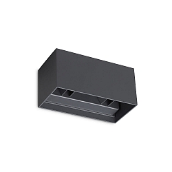 Wandarmatuur voor buitenshuis ATOM UP/DOWN IP54, antraciet 