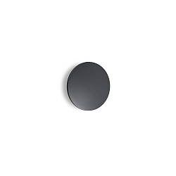 outdoor wall luminaire PUNTO AP D18 round, indirect, switchable IP54, anthracite, mat 