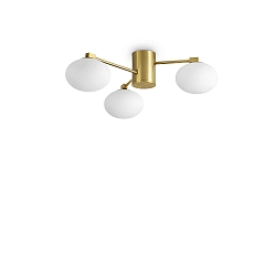ceiling luminaire HERMES 3 flames G9 IP20, white dimmable