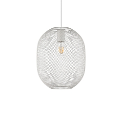 Pendelarmatuur NET 1 E27 IP20, wit dimbaar