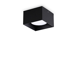 Plafondarmatuur SPIKE PL1 SQUARE GX53 down, hoekig, stijf GX53 IP20, zwart mat 