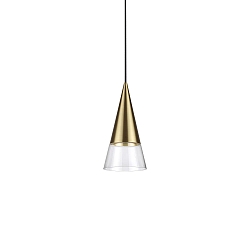 Pendelarmatuur CONO SP1 1-vlams, conisch GU10 IP20, messing 