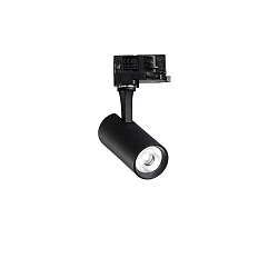 3-fase spot FOX 8W SMALL / ON-OFF 840 instelbaar, on/off IP20, zwart mat 
