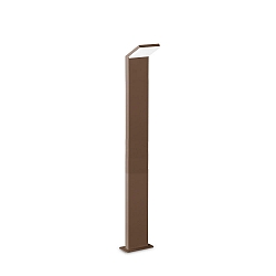 Lichtpaal STYLE 100 led IP54, koffie bruin 