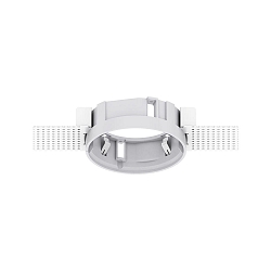 Inbouwbehuizing ZEUS rond, wit
