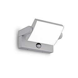 outdoor wall luminaire SWIPE IP54, grey 