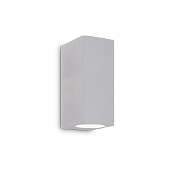 Wandarmatuur voor buitenshuis UP UP/DOWN 15 G9 IP44, grijs dimbaar