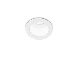 Plafondinbouwarmatuur QUARK rond IP20, wit 