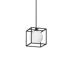 pendant luminaire LINGOTTO SP1 1 flame, adjustable G9 IP20, black matt 