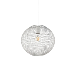 Pendelarmatuur NET 2 E27 IP20, wit dimbaar