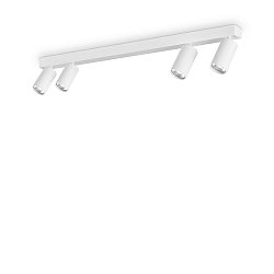 Plafondarmatuur PROFILO 4-vlams GU10 IP20