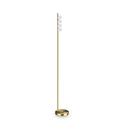 floor lamp PING PONG IP20, brushed brass 