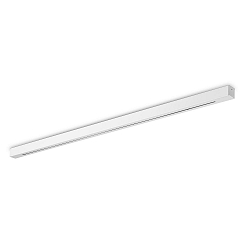 Baldakijn LINEAR ALL IN hoekig, 6-voudig, met omslag, wit mat