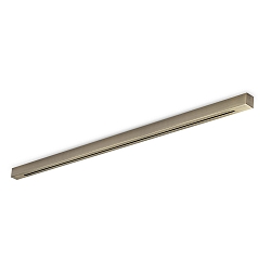 Baldakijn LINEAR ALL IN hoekig, 6-voudig, met omslag, messing, gepolijst