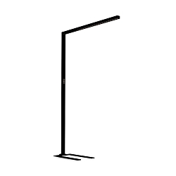 Staande lamp COMFORT-2 met sensor IP20, zwart dimbaar