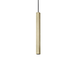 Pendelarmatuur ULTRATHIN D040 ON-OFF hoekig IP20, messing 