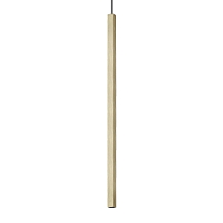 Pendelarmatuur ULTRATHIN D100 ON-OFF hoekig IP20, messing 