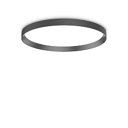 Plafondarmatuur FLY PL D60 IP40, zwart 