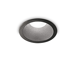 Plafondinbouwarmatuur GAME TRIM ROUND 85MM rond, stijf, UGR < 19, on/off IP40/IP20, goud, wit 