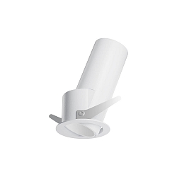 Plafondinbouwarmatuur QUARK ADJUSTABLE IP20, wit 