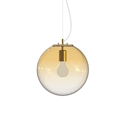 Pendelarmatuur MAPA CLEAR SP1 �30cm 1-vlams E27 IP20, amber 