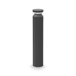 Lichtpaal BOEING H070 cilindrisch, schakelbaar, met diffuser IP65, zwart mat 
