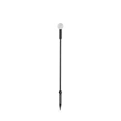gorund spike luminaire TWIGGY SPHERE H90 IP65, black 