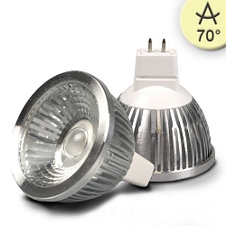Reflectorlamp MR16 dimbaar GU5,3 5,7W 390lm 2700K 70� CRI >83 dimbaar