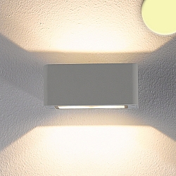 Wandarmatuur IP54, zilver 