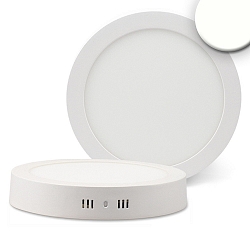 LED ceiling luminaire, IP20, round, � 22cm, incl. transformer, 18W 4000K 1350lm 120�, white / diffuse