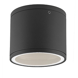 Opbouw armatuur GX53 IP54, antraciet dimbaar