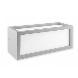 Wandarmatuur BOX-II E27 IP54, wit dimbaar