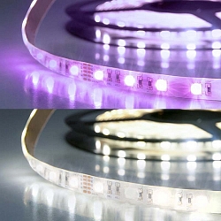LED stripe Flexband SIL RGB+kaltwei�