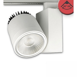 3-fase spot Meat LighT draaibaar, roteerbaar IP20, wit mat 