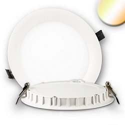 Downlight plat IP20, wit dimbaar