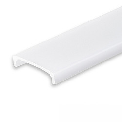 Accessory for profile SURF12 RAIL / BORDERLESS (FLAT) - cover COVER3, opal / satined