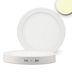 LED ceiling luminaire, IP20, round, � 30cm, 24W 3000K 1850lm, dimmable, white