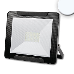 LED floodlight 50W, cool white, black, IP65, rotatable and swivelling